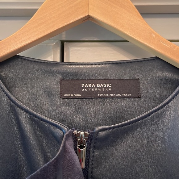 Zara navy jacket - Picture 2 of 9
